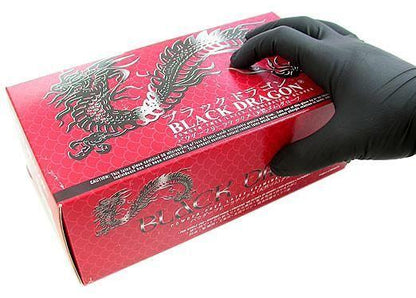 Box of Black Dragon Medical Latex Gloves - Monster Steel