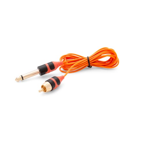 Peak Ultra RCA Cord — 6.5’ Straight Orange/Black — Price Per 1 (thumb)