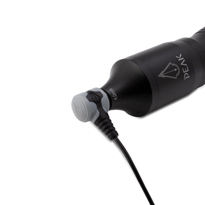 Peak DC Cord for Kyan Pen — 6.5’ Right Angle Black/Grey — Price Per 1(Plugged into Machine)