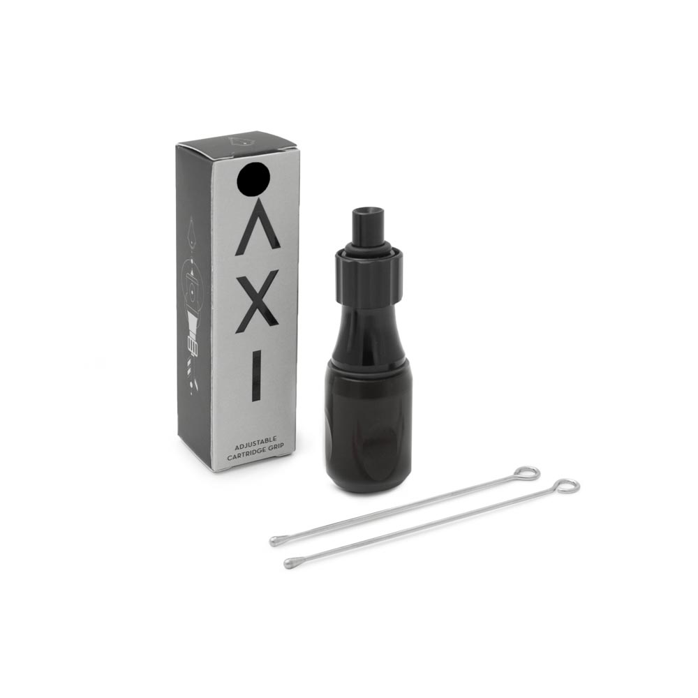 Axi Adjustable Aluminum Grip — 25mm Black (box contents)