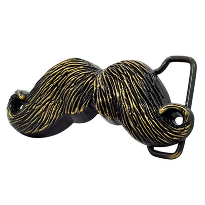 Mens Fancy Moustache Lover Hipster Funny Belt Buckle - Monster Steel