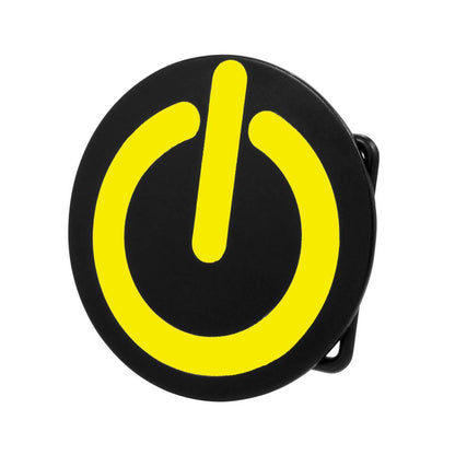 Men's Power On Off Button Rave Modern Technology Joke Belt Buckle - Monster Steel