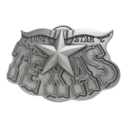 Buckle Rage "Lone Star Texas" Decorative Belt Buckle Snap On Western Unique