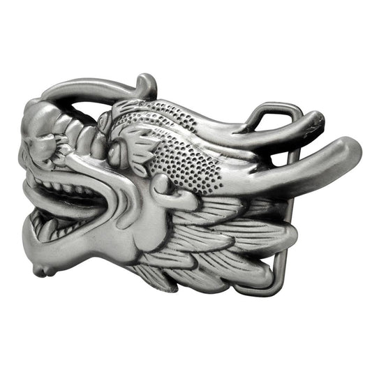 Chinese Dragon Head Belt Buckle
