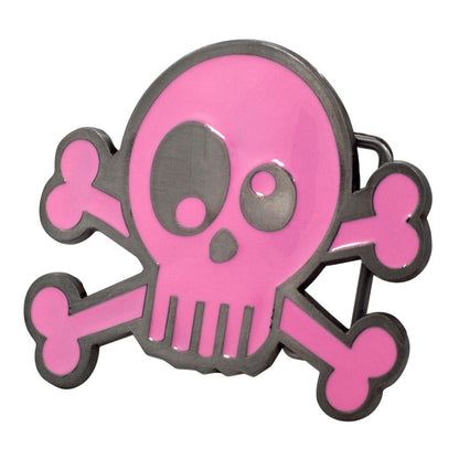 Women's Silly Joke Skull and Crossbones Funny Skeleton Belt Buckle - Monster Steel