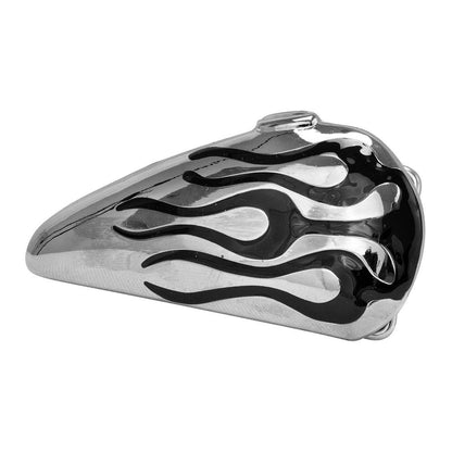 Womens Motorcycle Gas Tank Flames Biker Enamel Belt Buckle