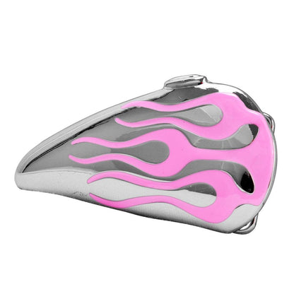 Womens Motorcycle Gas Tank Flames Biker Enamel Belt Buckle