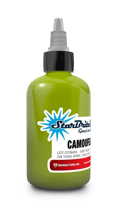 Starbrite Camouflage Green Bottle