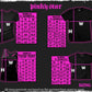 Pinky Star Lipstick Junkie Women's Black Tank Top T-Shirt
