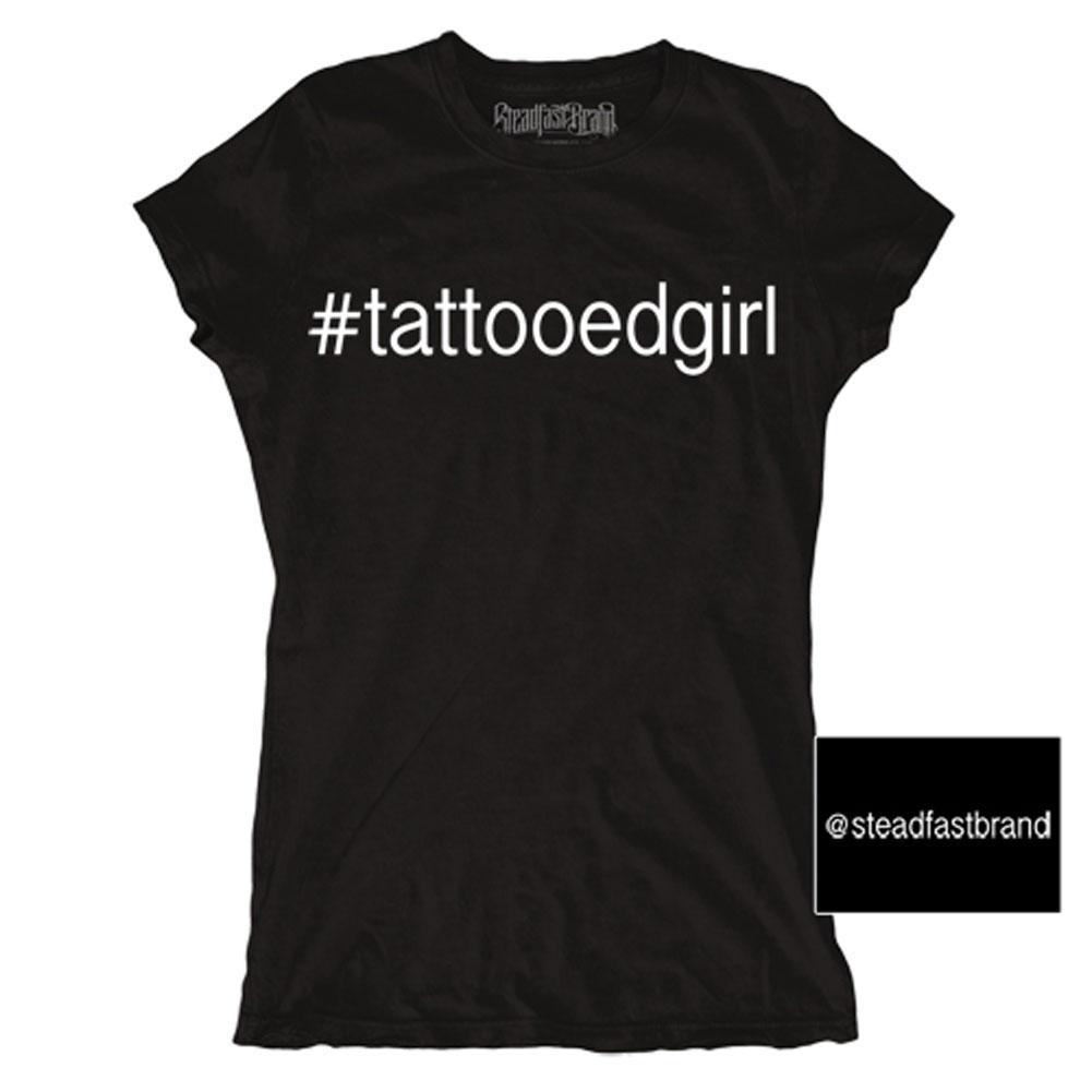 Single | Small Steadfast Brand Women's T-Shirt - #tattooedgirl
