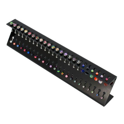 Combo Belly and Tongue Body Jewelry Display Acrylic - Monster Steel