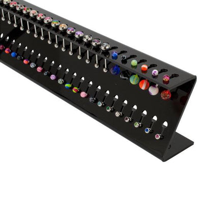 Combo Belly and Tongue Body Jewelry Display Acrylic - Monster Steel