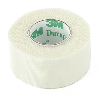 One Roll - 1"-Wide Roll of 3M Durapore Cloth Medical Tape