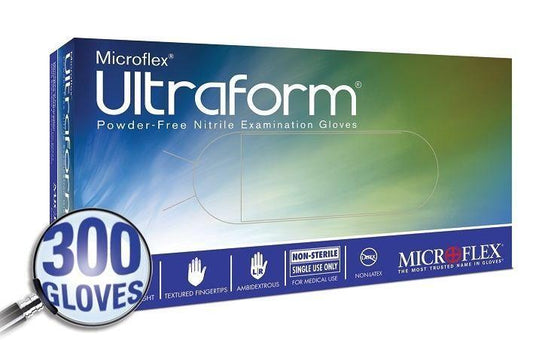 Box of Ultraform Blue Medical Nitrile Gloves