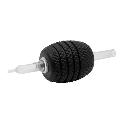 1.5" Ruthless Knurled Sterile Black Disposable Tattoo Grips 38MM Box of 25 - Monster Steel