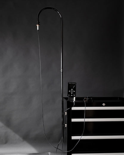 The High-Jack by Joshua Bowers — 5’ Magnetic Crane for Tattoo Workstation (on station)