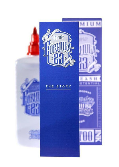 Formula 23 Black Tattoo Ink by Intenze Ink — 10oz Bottle - Monster Steel