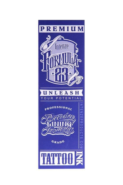 Formula 23 Black Tattoo Ink by Intenze Ink — 10oz Bottle - Monster Steel