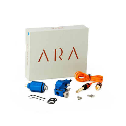 Peak Ara Adjustable Slider Tattoo Machine — Blue (box)