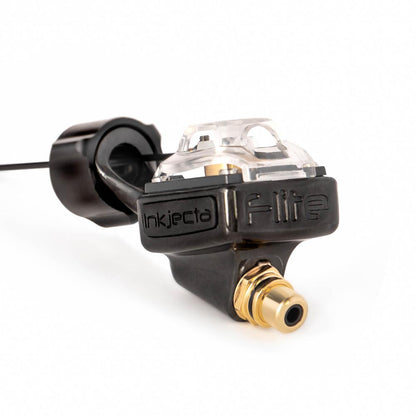 InkJecta Flite Nano Ultra Lite Tattoo Machine - Complete Carbon — Back View