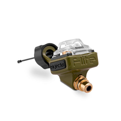InkJecta Flite Nano Ultra Lite Tattoo Machine - Olive Green (RCA Jack)
