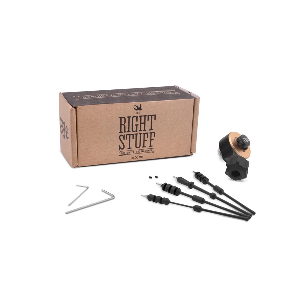 Right Stuff Shim Rotary Tattoo Machine — 3.5mm Black (box)