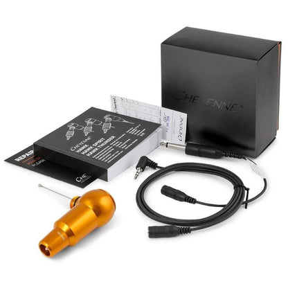 Cheyenne Orange Thunder Tattoo Machine - Motor and 25mm Grip