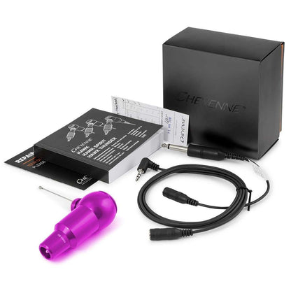 Cheyenne Purple Thunder Tattoo Machine - Motor and 25mm Grip