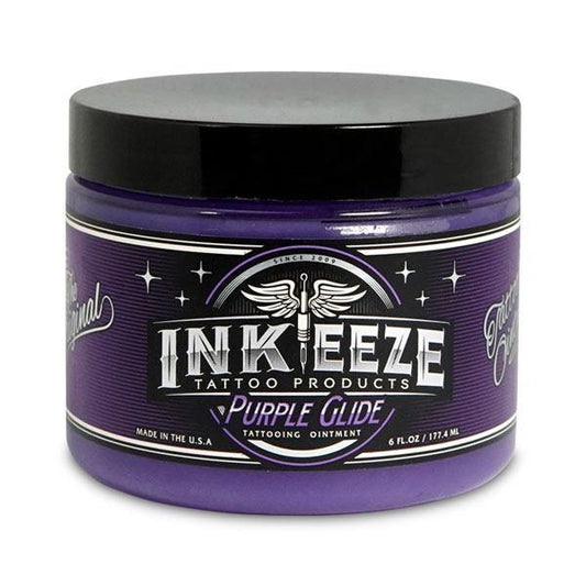 6oz Jar of Purple Glide Tattooing Ointment by INK-EEZE