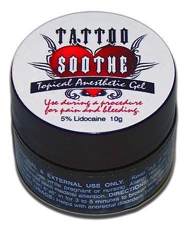 Tattoo Soothe Topical Anesthetic Gel 10g