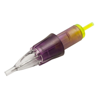 Color Lock Tattoo Needle Cartridges | Round Tip | Box of 10 - Monster Steel