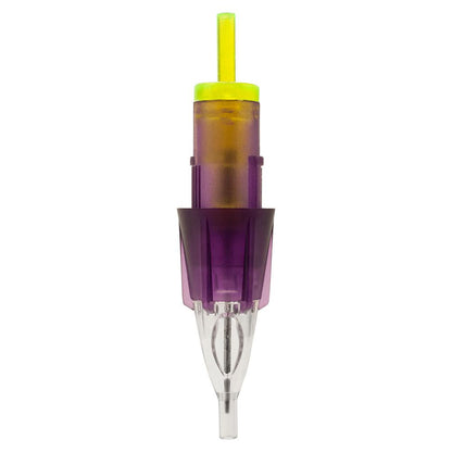 Color Lock Tattoo Needle Cartridges | Round Tip | Box of 10 - Monster Steel