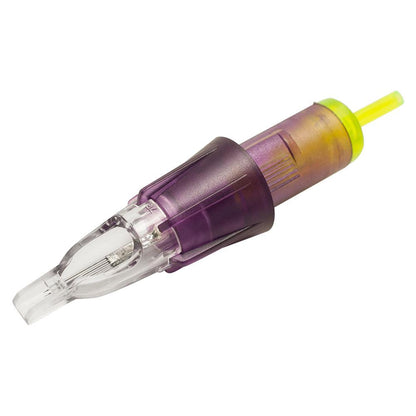 Color Lock Tattoo Needle Cartridges | Open Tip | Box of 10 - Monster Steel