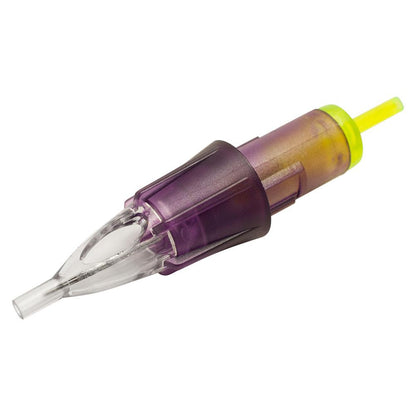 Color Lock Tattoo Needle Cartridges | Round Tip | Box of 10 - Monster Steel