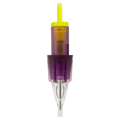 Color Lock Tattoo Needle Cartridges | Round Tip | Box of 10 - Monster Steel