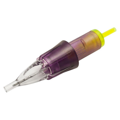 Color Lock Tattoo Needle Cartridges | Round Tip | Box of 10 - Monster Steel