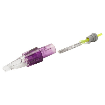 Color Lock Tattoo Needle Cartridges | Open Tip | Box of 10 - Monster Steel
