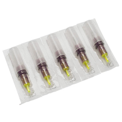 Color Lock Tattoo Needle Cartridges | Round Tip | Box of 10 - Monster Steel