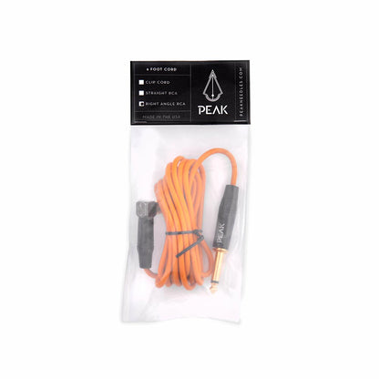 Peak 6' Right Angle RCA Cord — Price Per 1