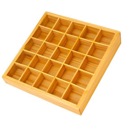 Premium Wood Organics Counter Flocked Display