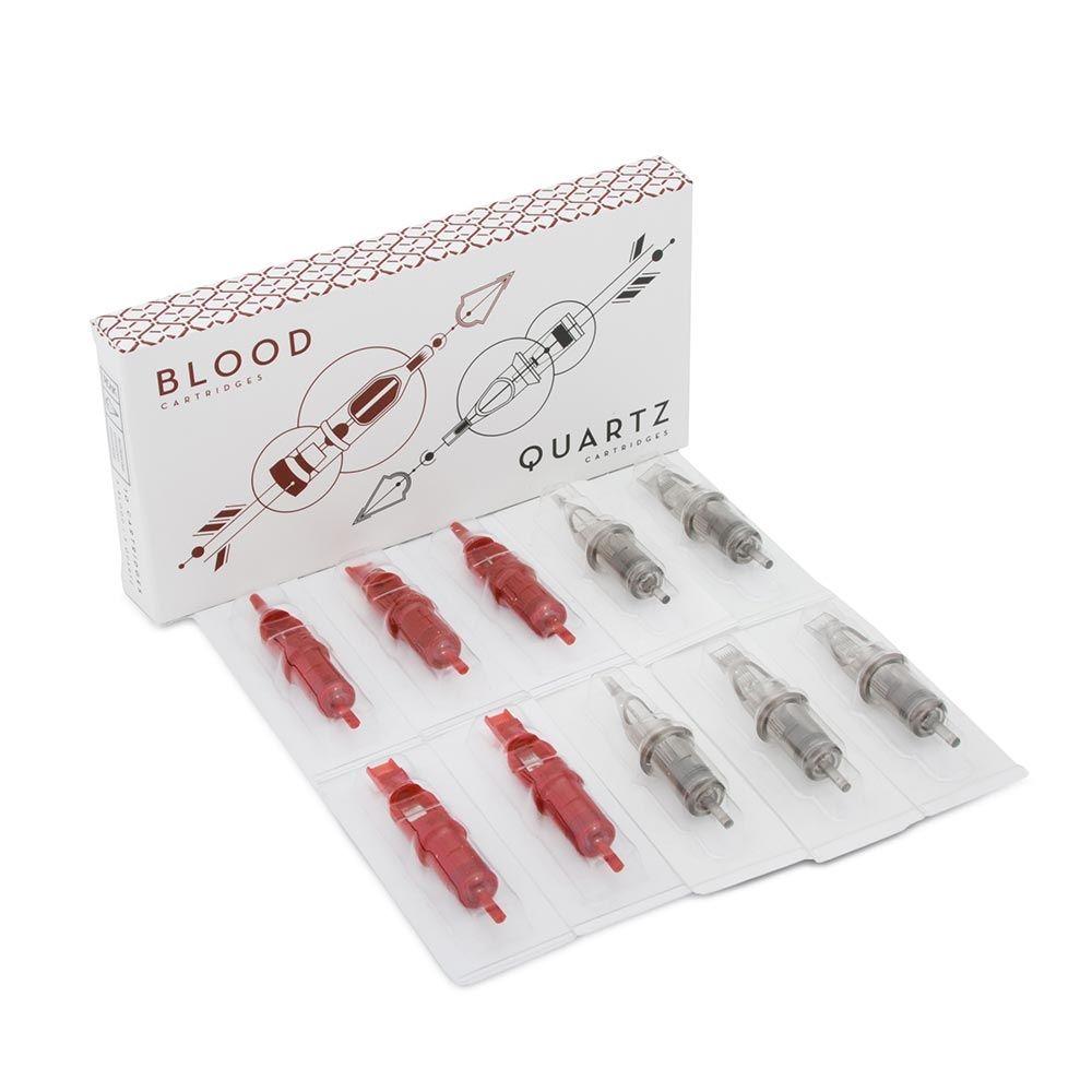 Peak Needles Blood and Quartz Sample Pack - Box of 10 Cartridge Tattoo Needles