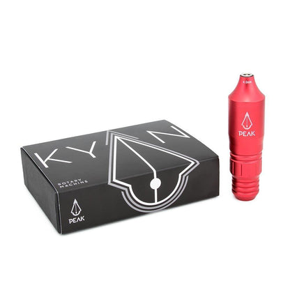 Peak Kyan Pen Rotary Tattoo Machine - Red - Monster Steel