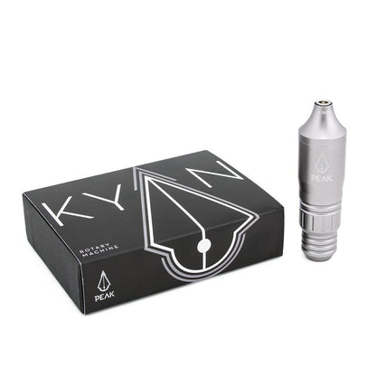 Peak Kyan Pen Rotary Tattoo Machine - Silver - Monster Steel