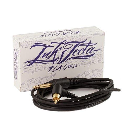 InkJecta 8' Right Angle RCA Cable in Black