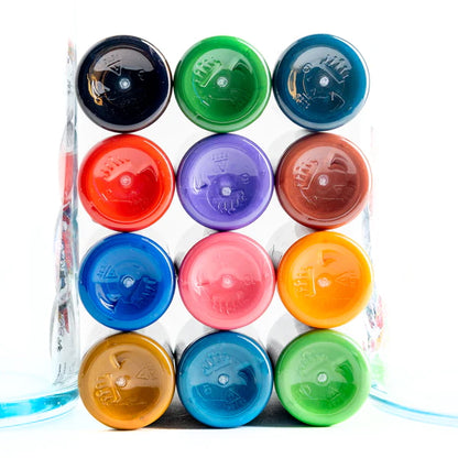 Horitomo 12 Color Set - Solid Ink - 4oz Bottles - Monster Steel