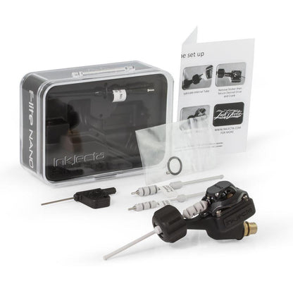 InkJecta Flite Nano Elite Tattoo Machine – Stealth - Monster Steel