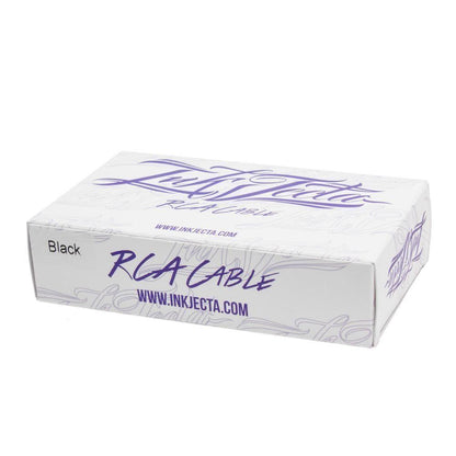 InkJecta 8' Long RCA Cable in Black - Monster Steel