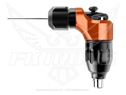 FK Irons Spektra Edge X Tangerine Rotary Tattoo Machine with Give - Monster Steel