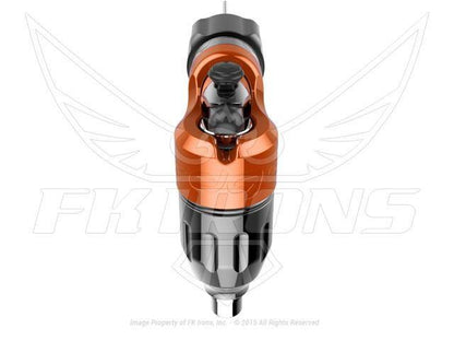 FK Irons Spektra Edge X Tangerine Rotary Tattoo Machine with Give - Monster Steel