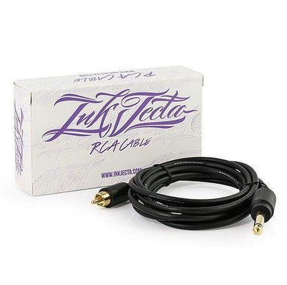 InkJecta 8' Long RCA Cable in Black - Monster Steel